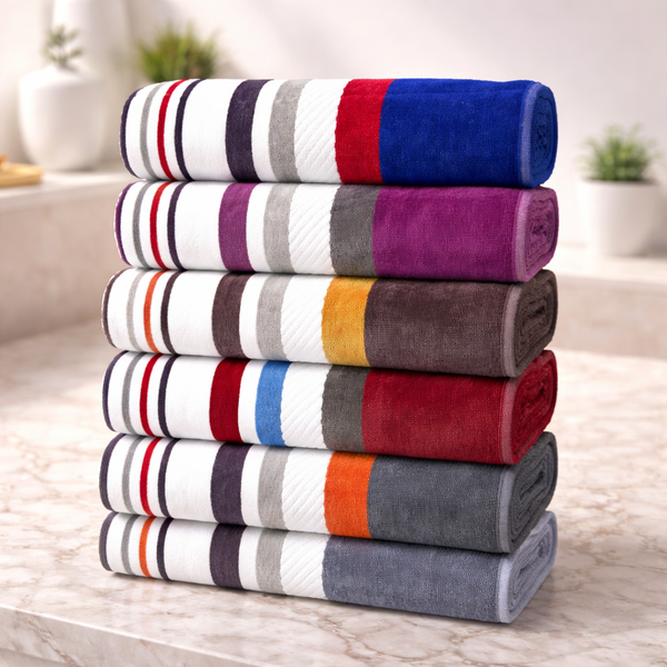 Duke Bahama Stripes Cotton Bath Towel