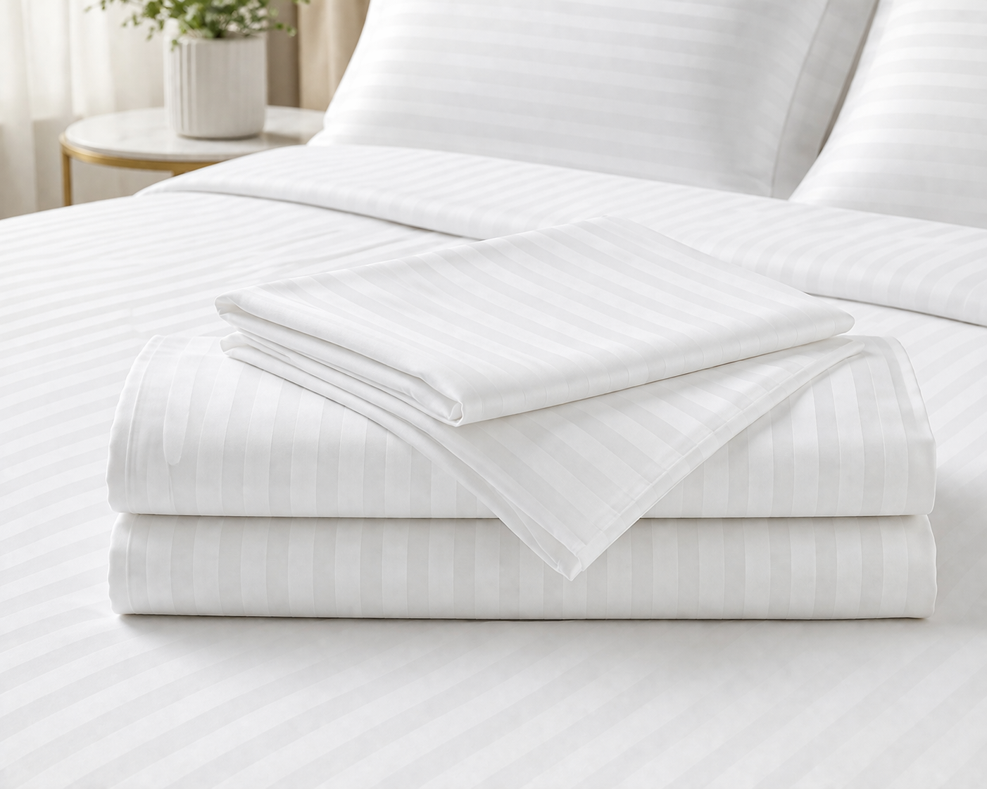 Duke Dream Weave Premium Cotton Flat Bed Sheet