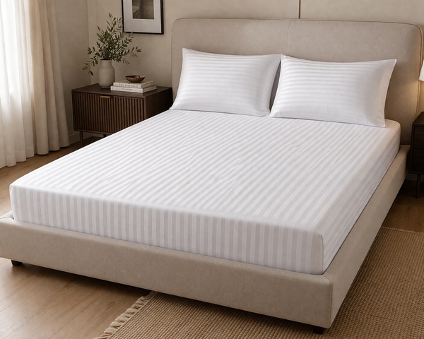 Duke Tranquil Threads Premium Cotton Fitted Bed Sheet